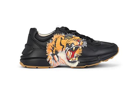 gucci shoes rhyton|gucci rhyton tiger print.